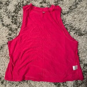 Pink crop tank
